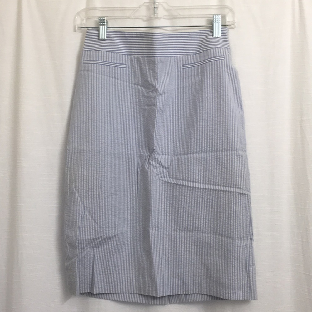 Brooks Brothers Seersucker Pencil Skirt